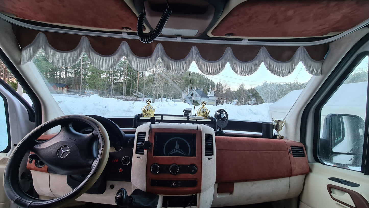 Frontkappe i Stoff til Lastebil/Varebil - Laget på Bestilling