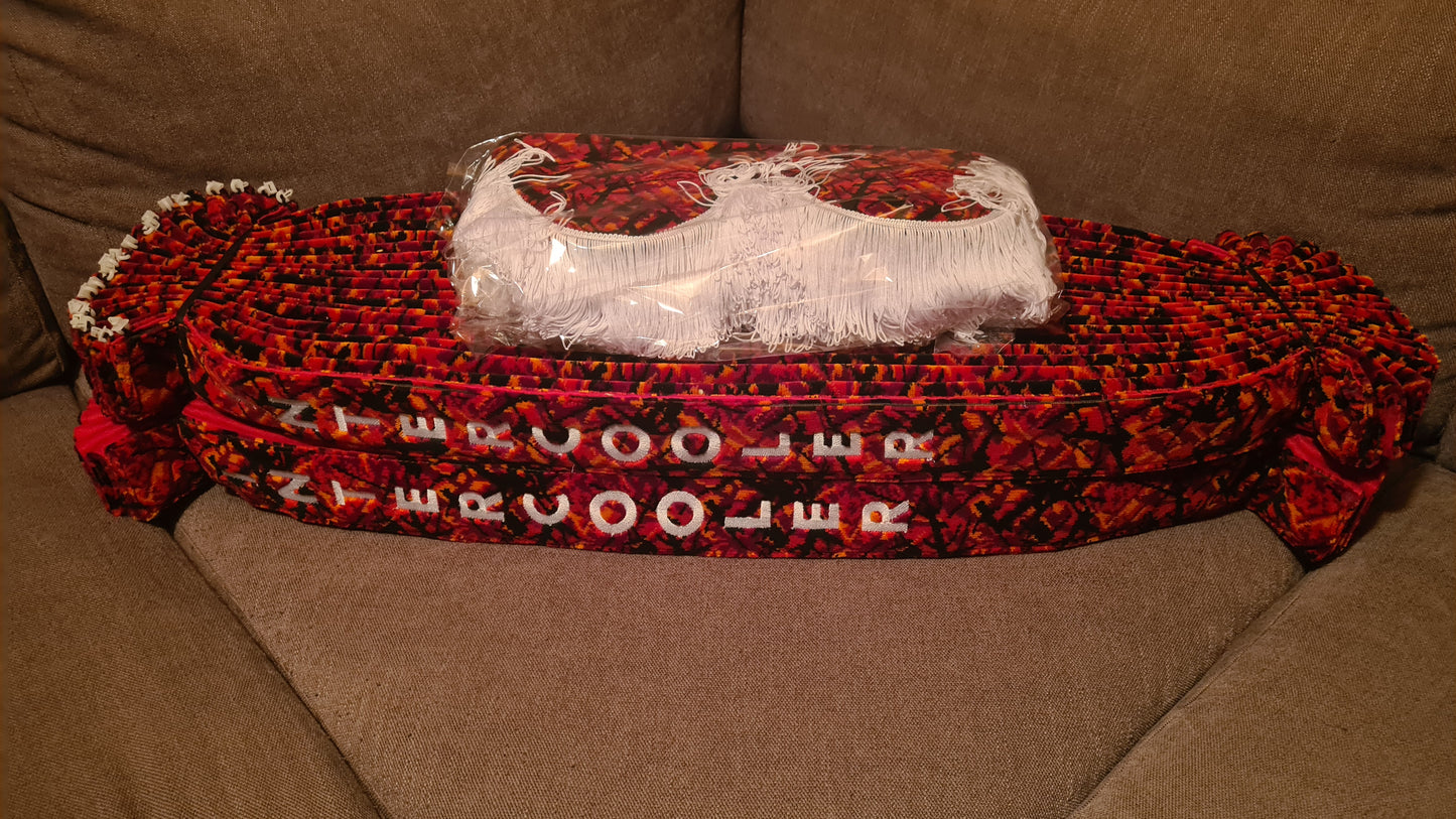 Side curtains in Bus plush for Truck/Van - Made to order