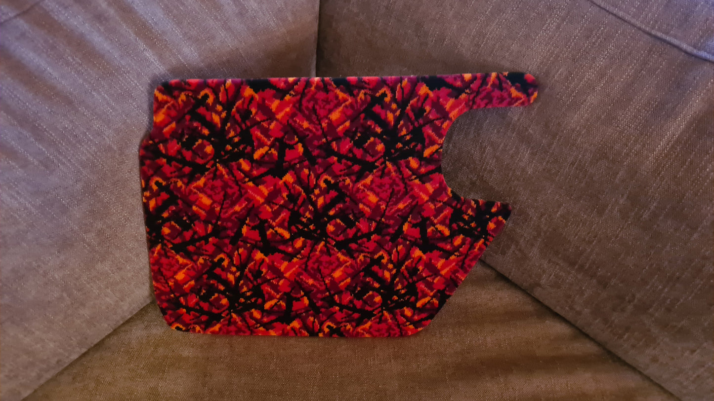 Tabletop Made to order - Leather, Button-stitching, Bus plush