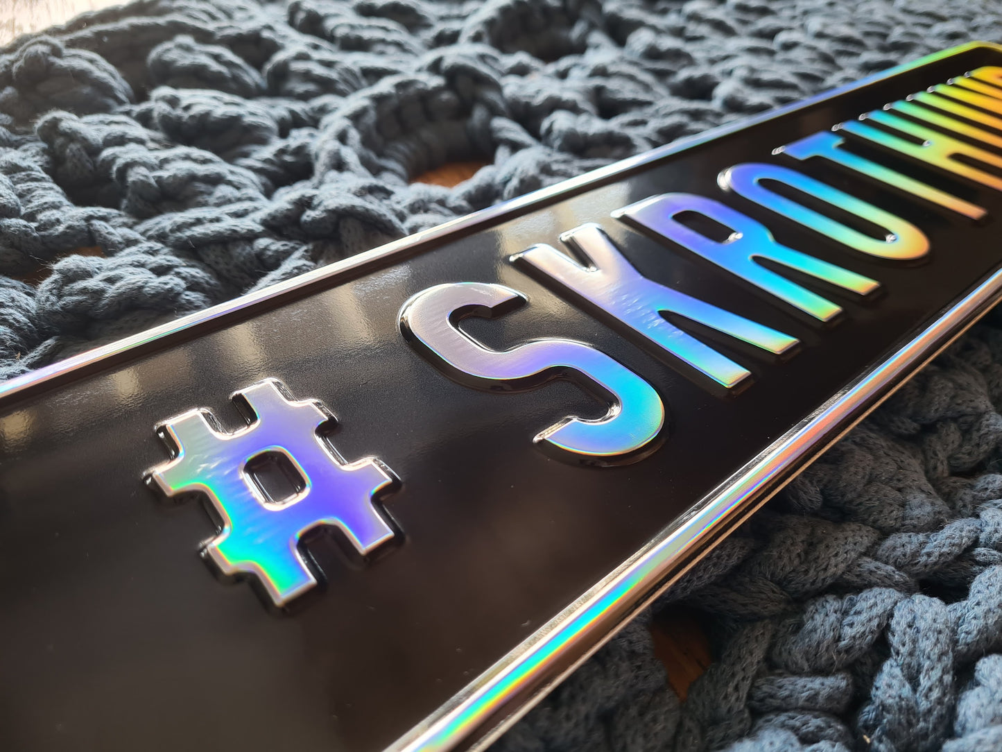 Sjåførskilt/Navneskilt - Aluminiumsplate