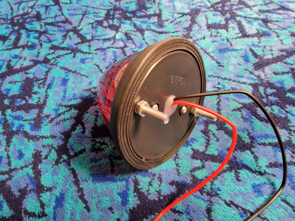 Interior lamp / Melon light LED 12/24V, Type 2 - Red