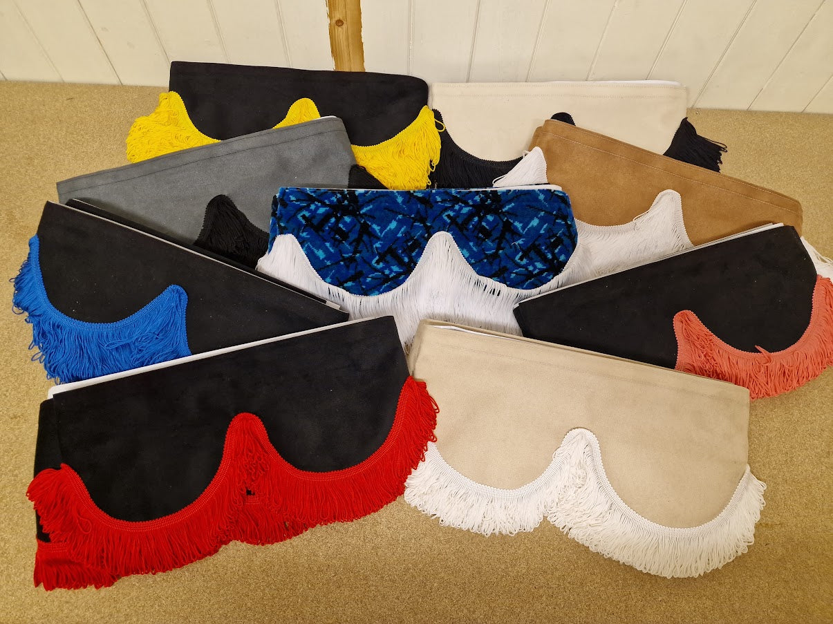 Nye Frontkapper i Stoff/Bussplysj - Klar til Sending!