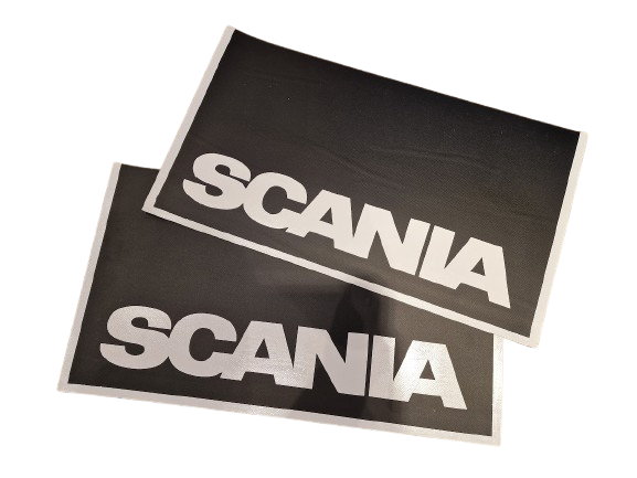 Mudflaps Scania Embossed/Painted, 60x35cm - 2 pcs