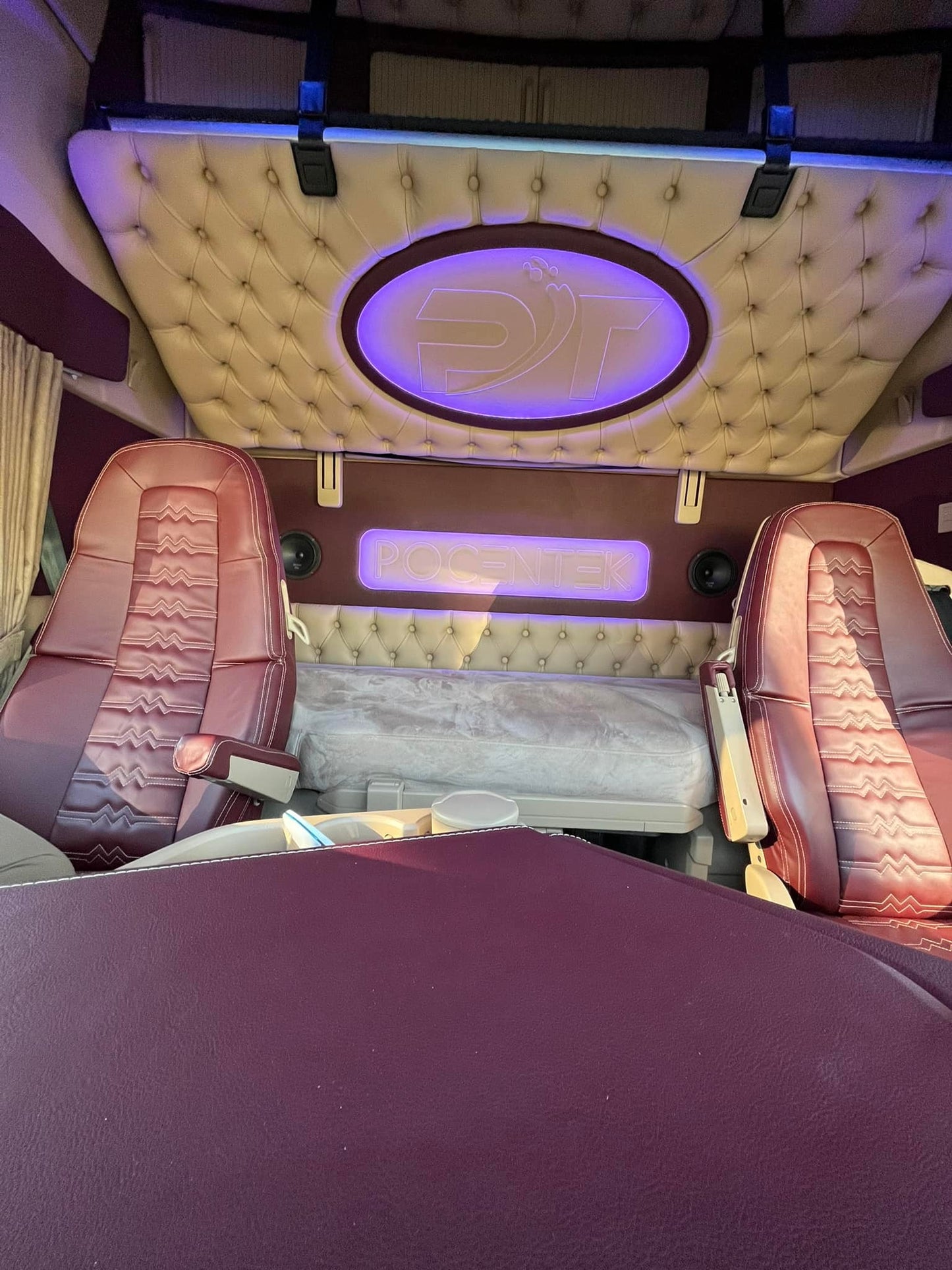 Back Wall Made to Order - Lighting, Button Stuffing, Bus Plush