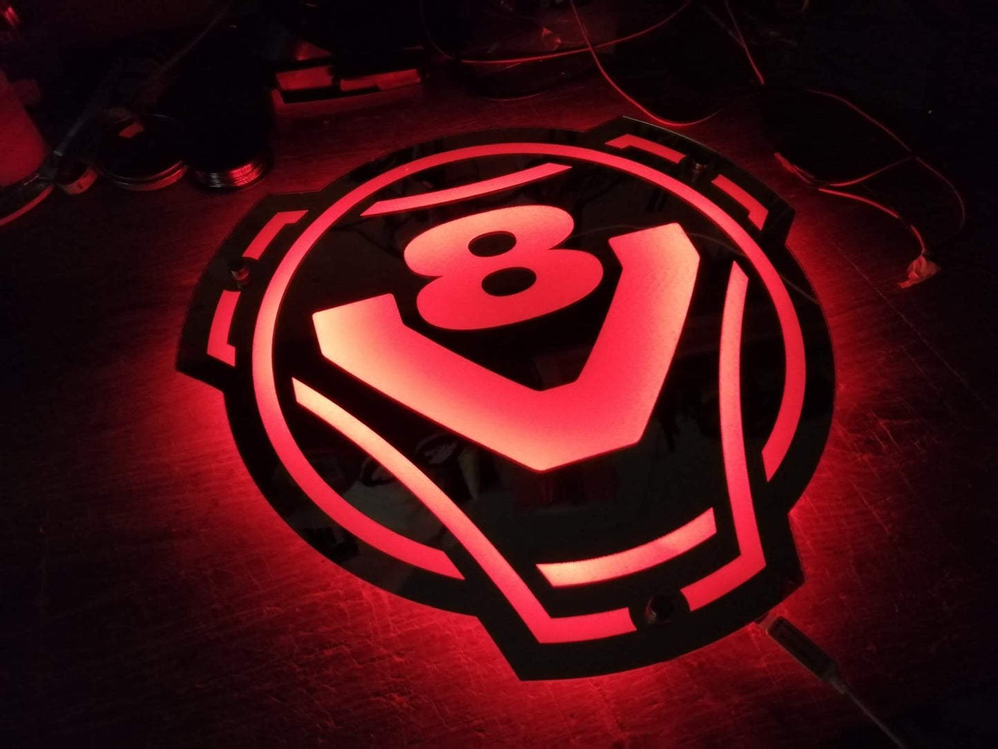 LED Lysskilt/Speil, V8 - RGB 24V