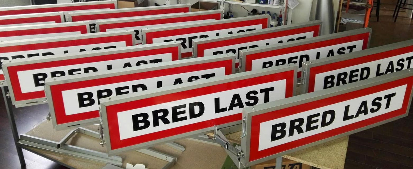 LED Light Sign, Front - 965x265x40mm