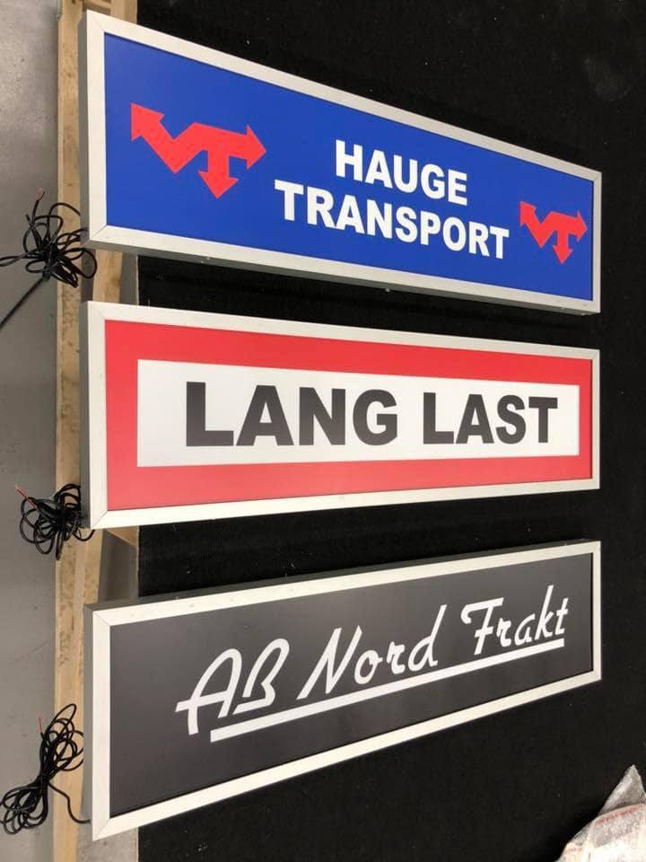 LED Light Sign, Front - 965x265x40mm