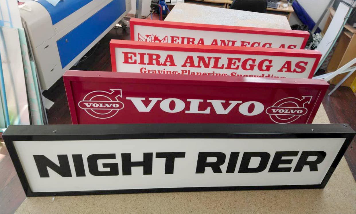 LED Light Sign, Front - 965x265x40mm