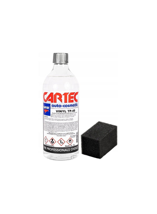 Cartec Vinyl TP-49 1L - Preservative for Plastic / Rubber + Applicator