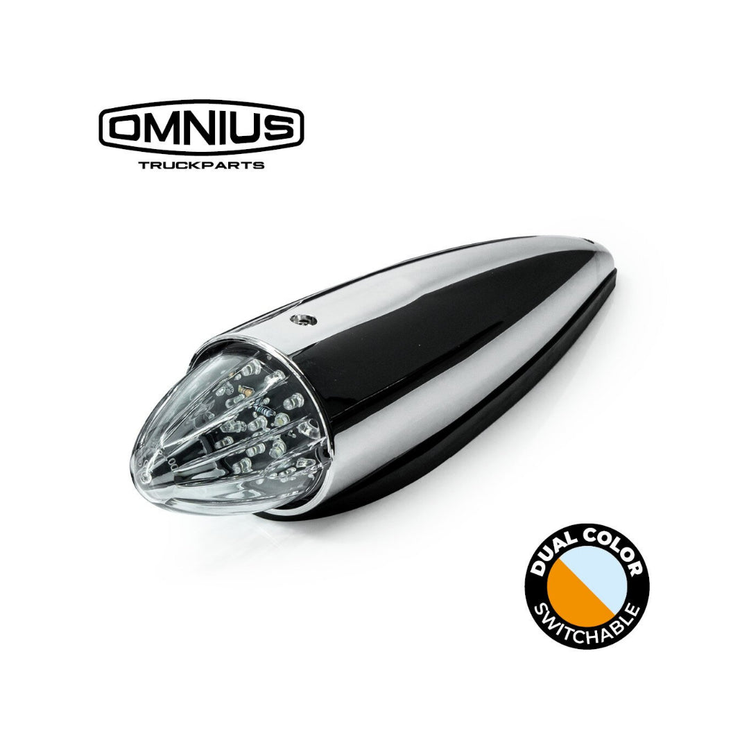 Omnius Torpedo Taklampe, LED 24V - Hvit/Oransj (Dual Color)