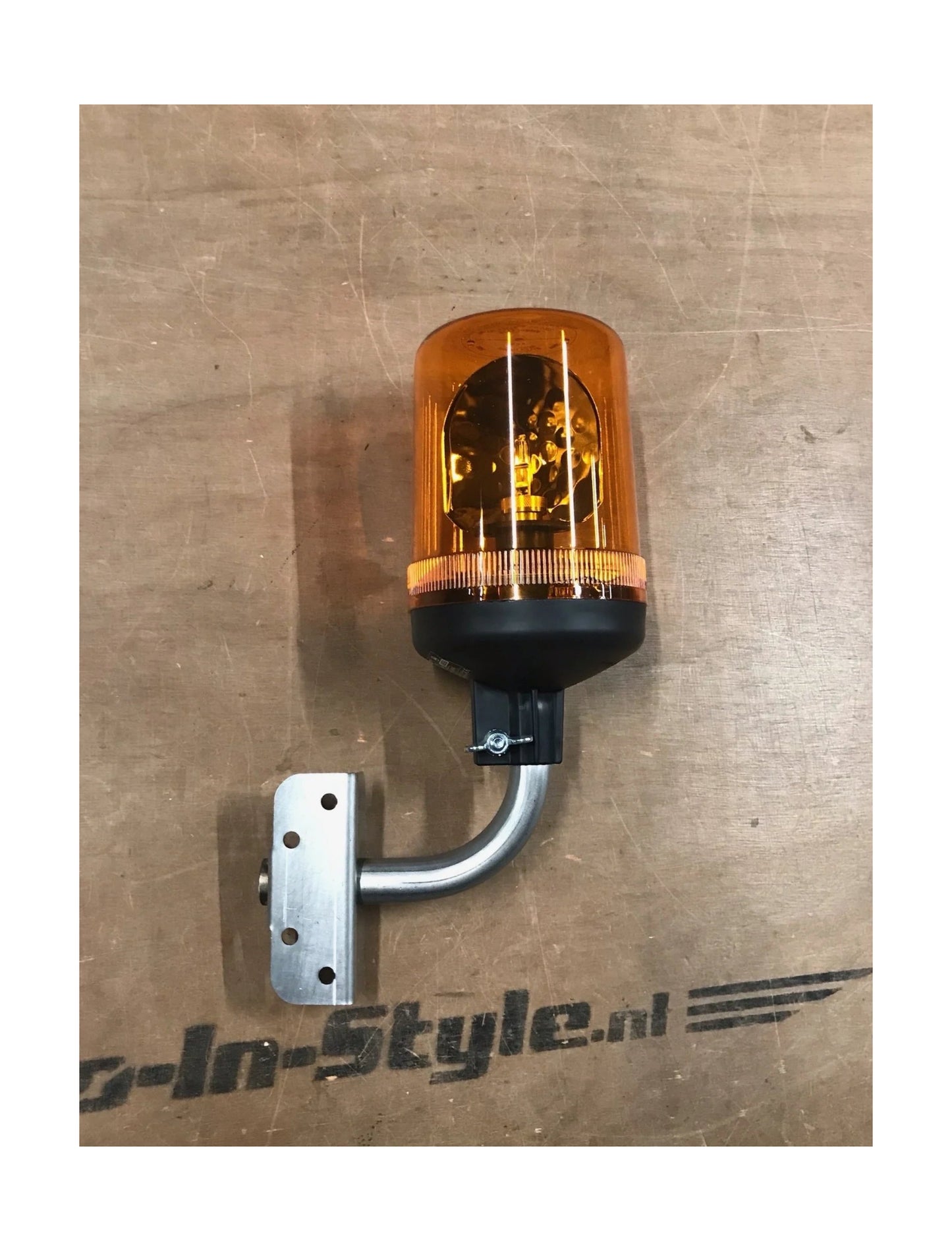 Stainless Push-on Support for Hella Or AEB Rotating Beacon