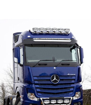 Kelsa HiBar Roof Rack in Stainless Steel/Aluminum - Mercedes Actros MP4/MP5