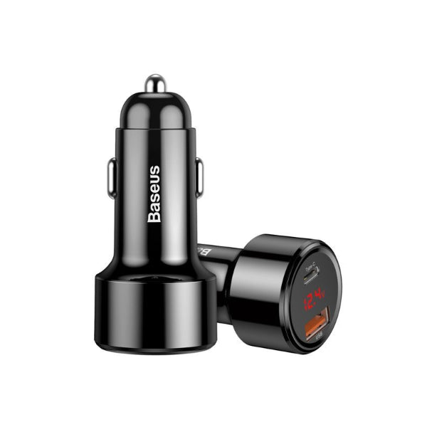 Baseus, Car charger 45W - USB, USB-C, Quick Charge 4.0