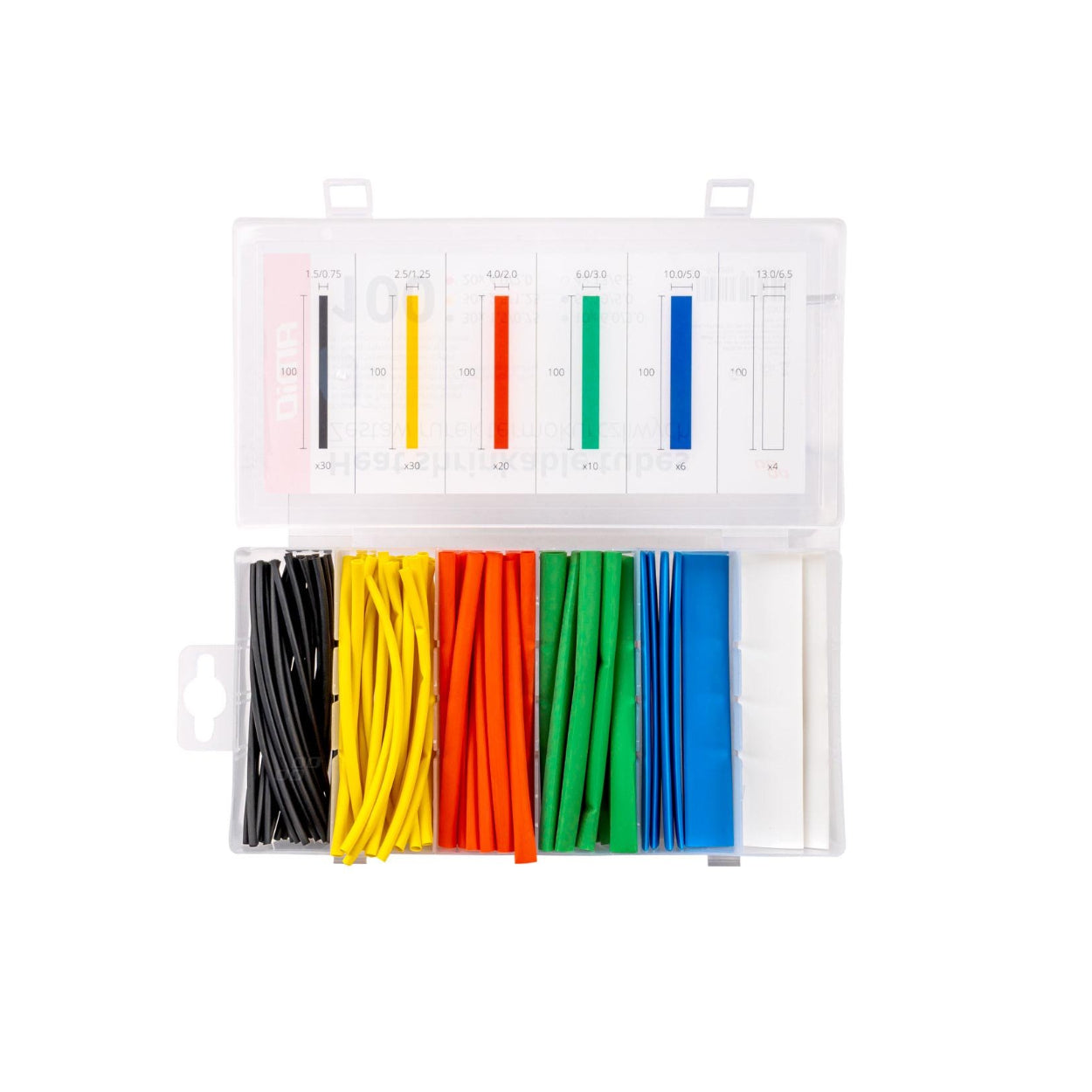 Set of Heat Shrink Tubing, 100pcs, AMIO