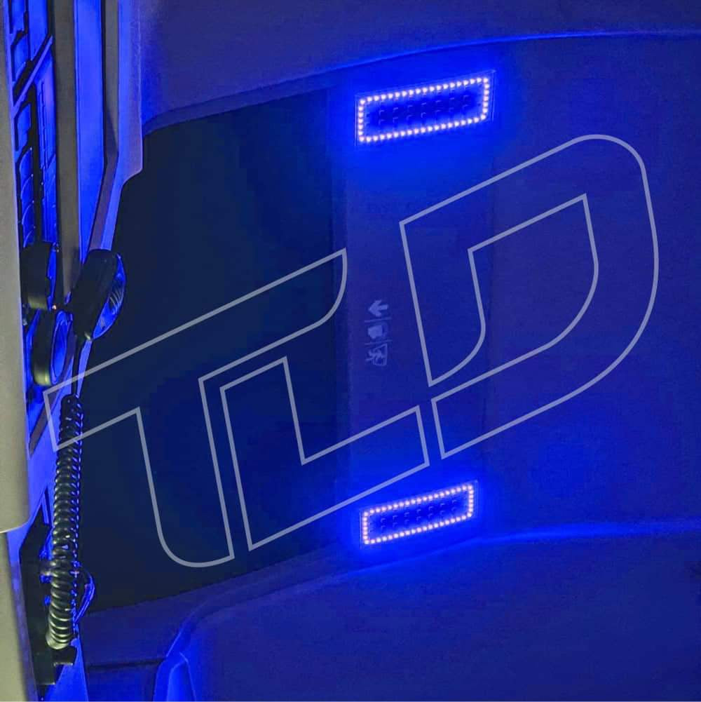 Interior LED Inserts, White/Red, 2pcs - Volvo FH5/FM5/AERO