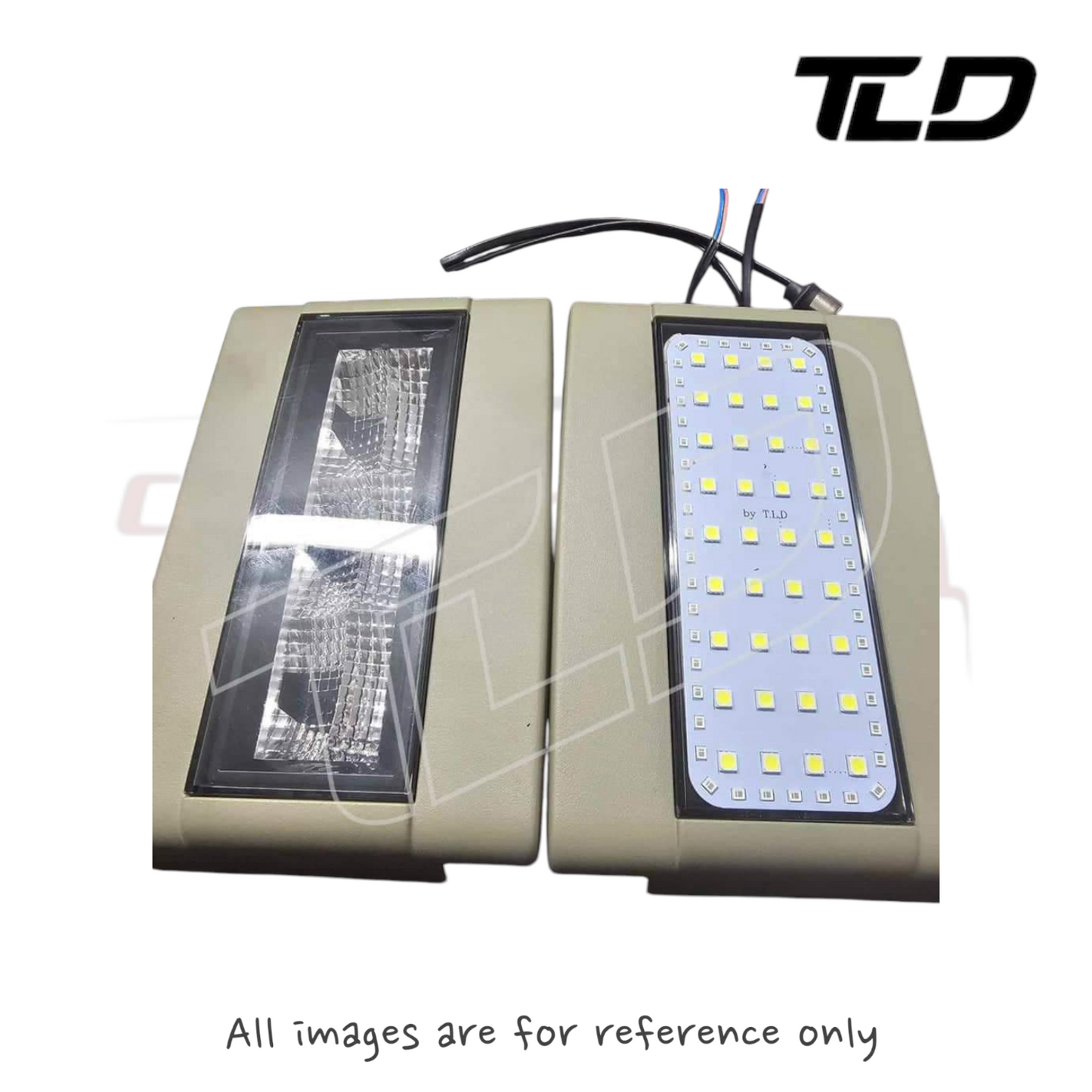 Interior LED Inserts, White/Red, 2pcs - Volvo FH5/FM5/AERO