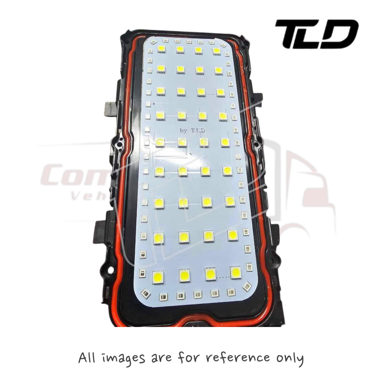 Interior LED Inserts, White/Red, 2pcs - Volvo FH5/FM5/AERO