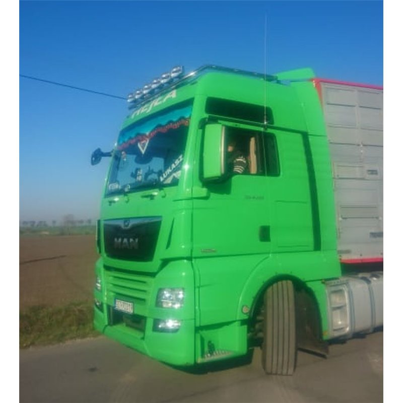 Roof bar in stainless steel/powder coating - MAN TGX, Type 1