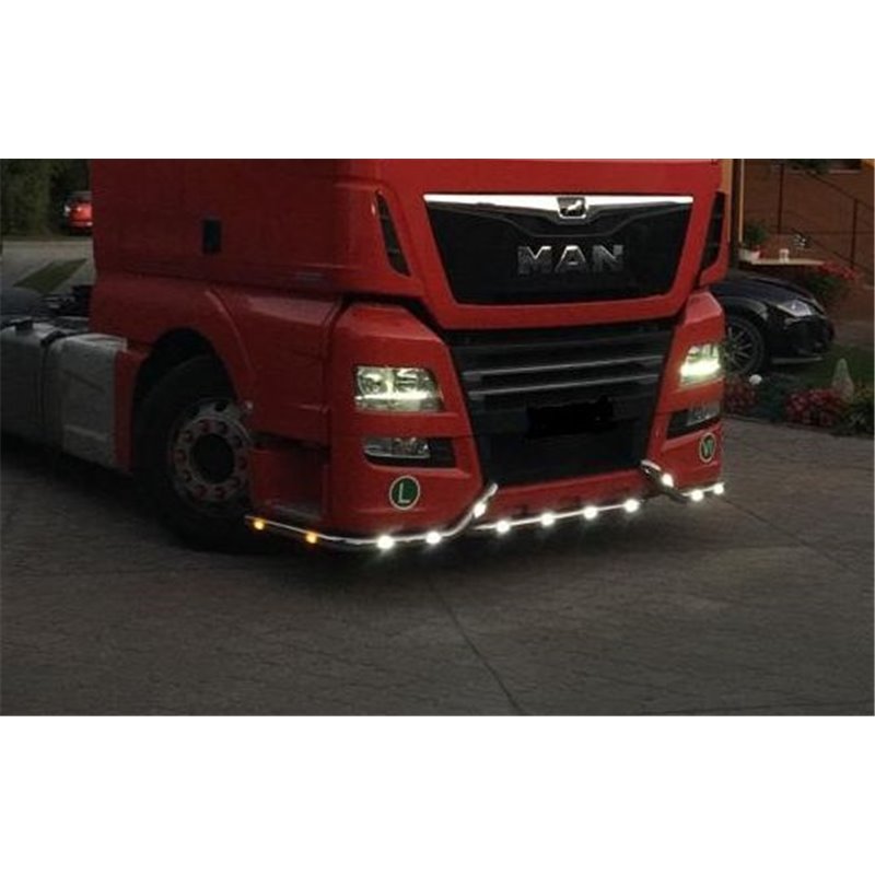 Støtfangerbøyle i Rustfritt Stål/Pulverlakk (3 Elementer) - MAN TGX, Type 2