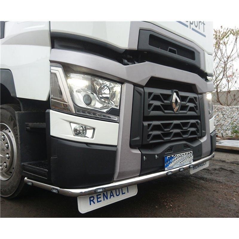 Bumper bar in stainless steel/powder coating - Renault Gama T, Type 1