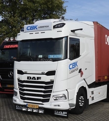Bumper bracket for Hella jumbo 220 - DAF XF, XG, XG+