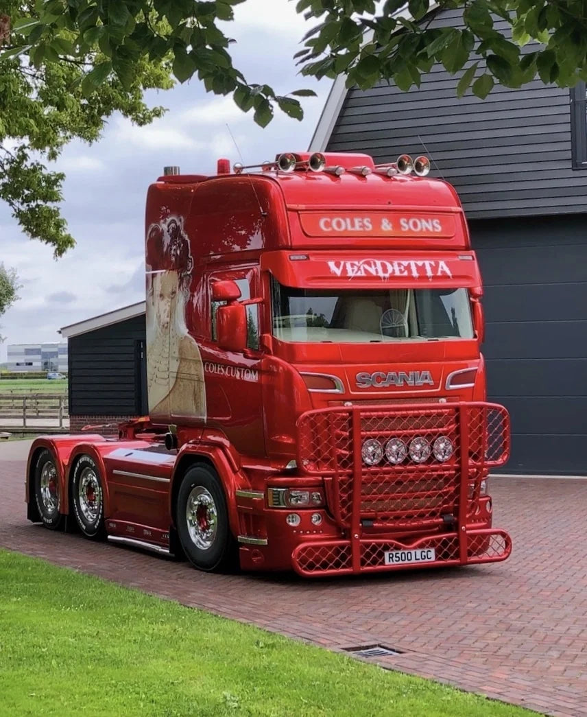 Coles Custom Frontrutebeskyttelse til Scania R/Streamline