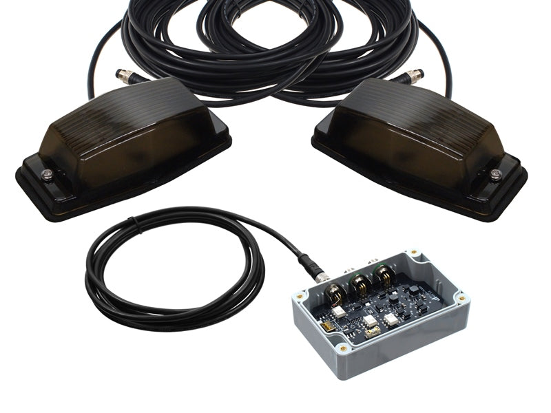 Matronics Double Burner, Dual Color, LED - White/Smoky Lampshade