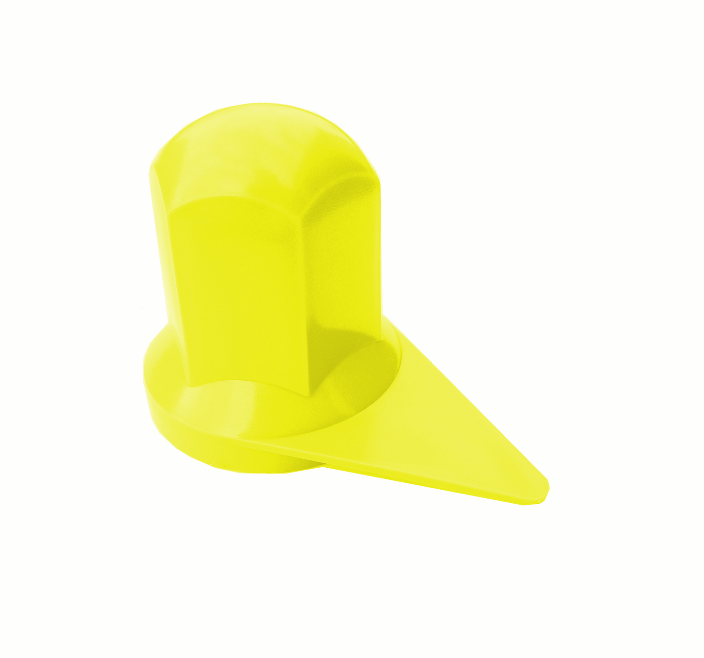 Hjulmutterdeksel med Indikator 33/32mm Høy/Lav - Gul