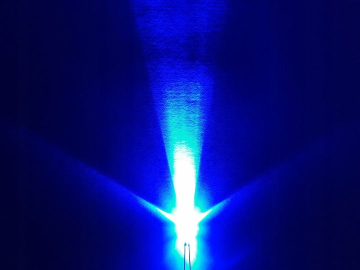 10x LED Diode 5mm, 12V - Blue