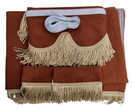 Sidegardiner i Stoff til Lastebil/Varebil, Type 2 - Laget på Bestilling