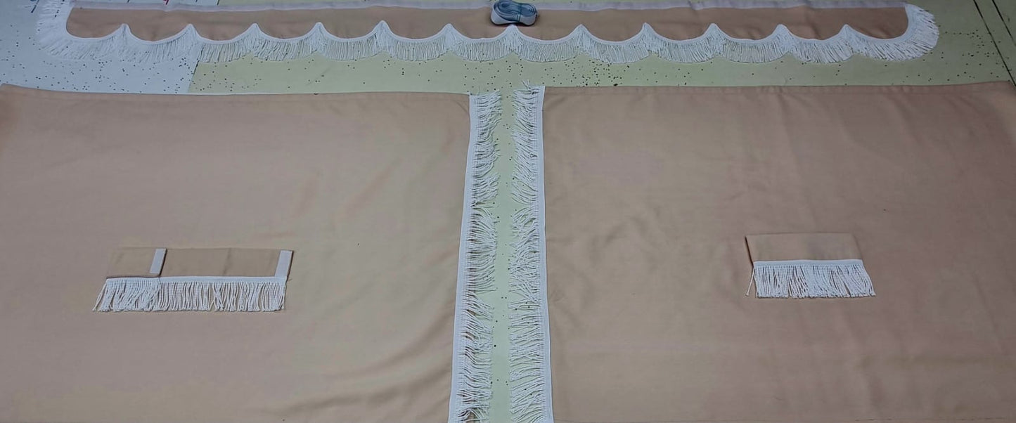 Sidegardiner i Stoff til Lastebil/Varebil, Type 2 - Laget på Bestilling