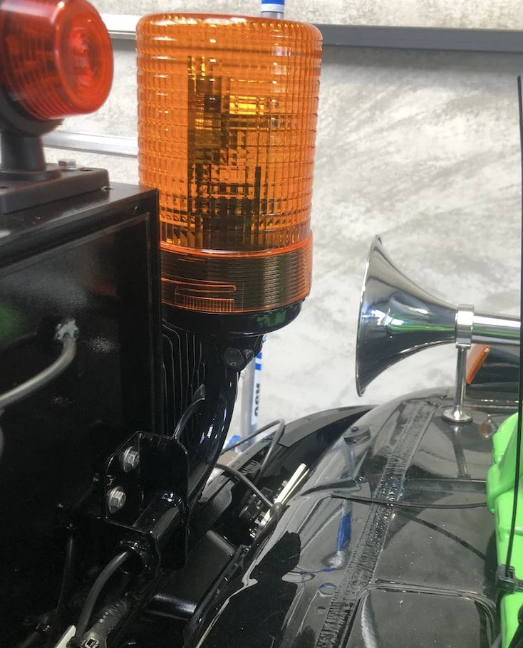 Stainless Push-on Support for Hella Or AEB Rotating Beacon