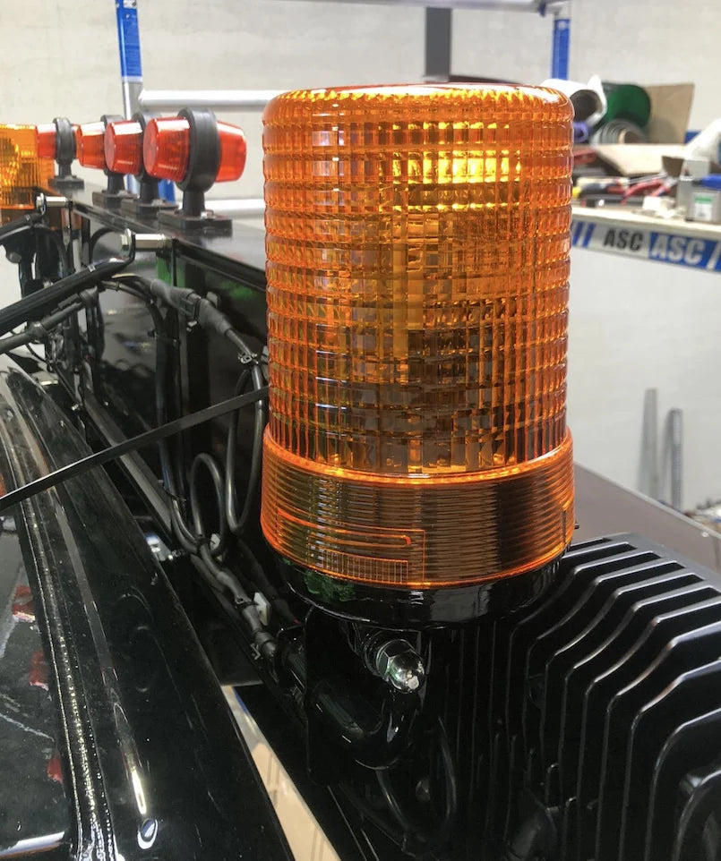 Stainless Push-on Support for Hella Or AEB Rotating Beacon