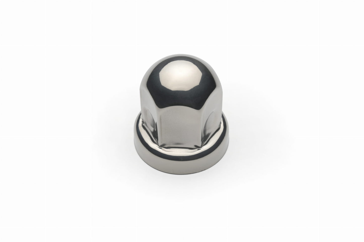 Hjulmutterdeksel Lav i Rustfritt Stål, 33/32mm