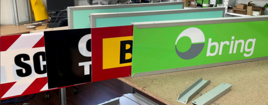 LED Light Sign, Front - 965x265x40mm