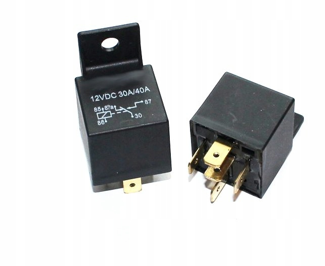 Single relay Lexton 12V, 30A/40A, 5 pin