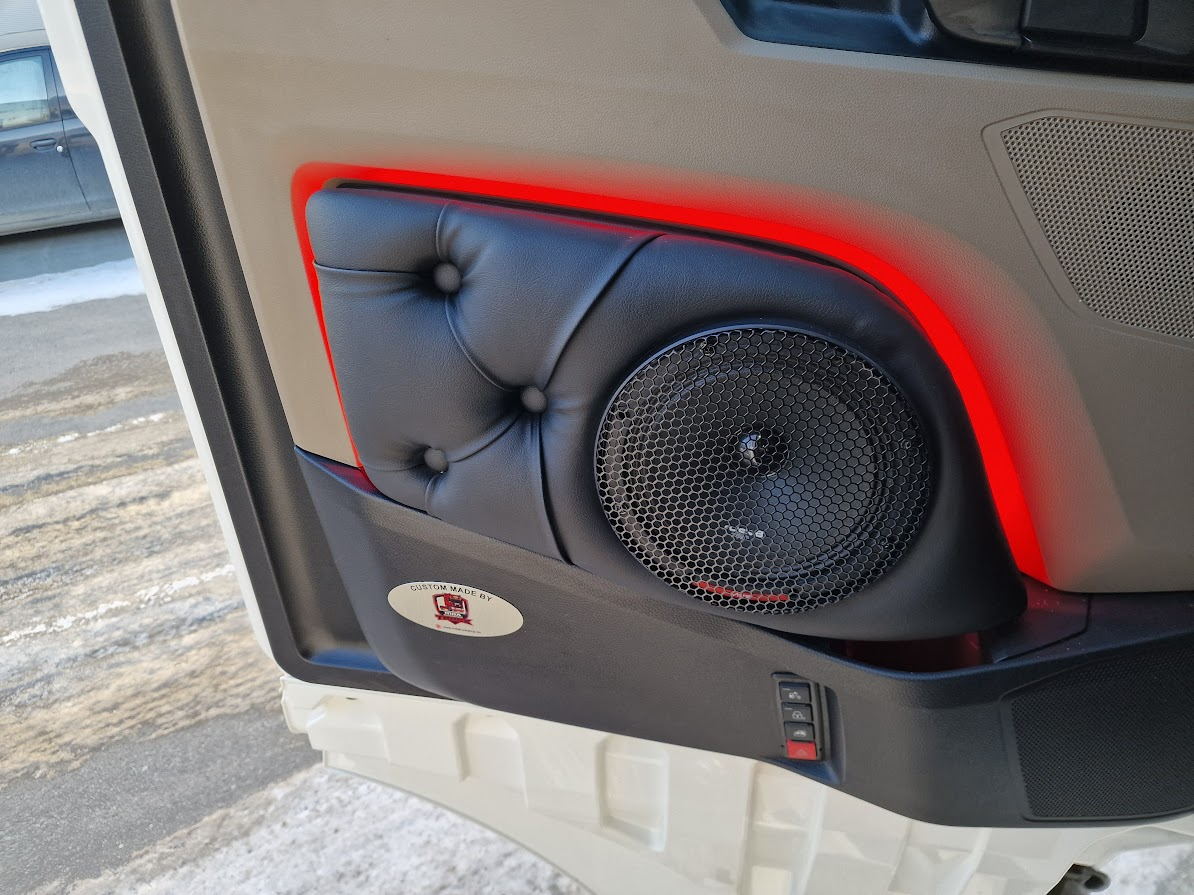 Door covers made to order - lighting, button fastening, smooth