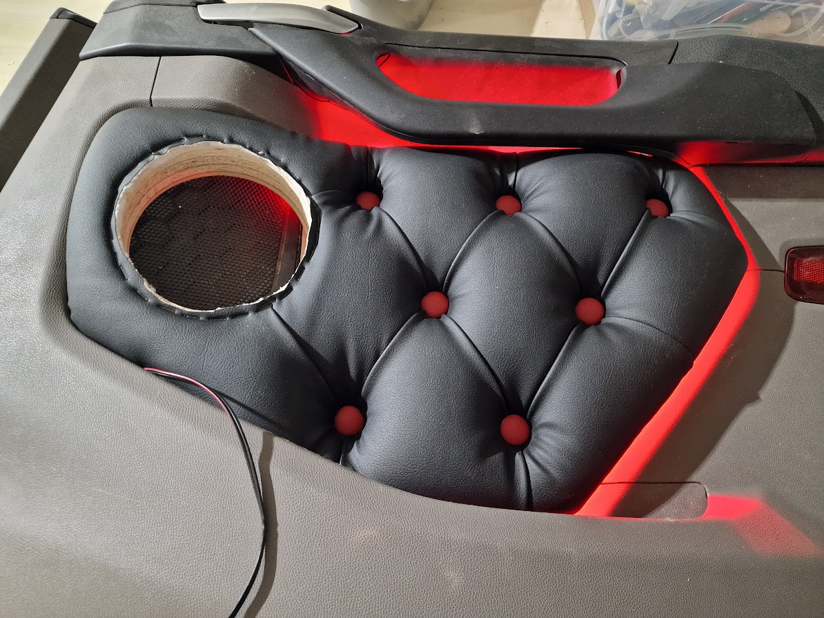 Door covers made to order - lighting, button fastening, smooth