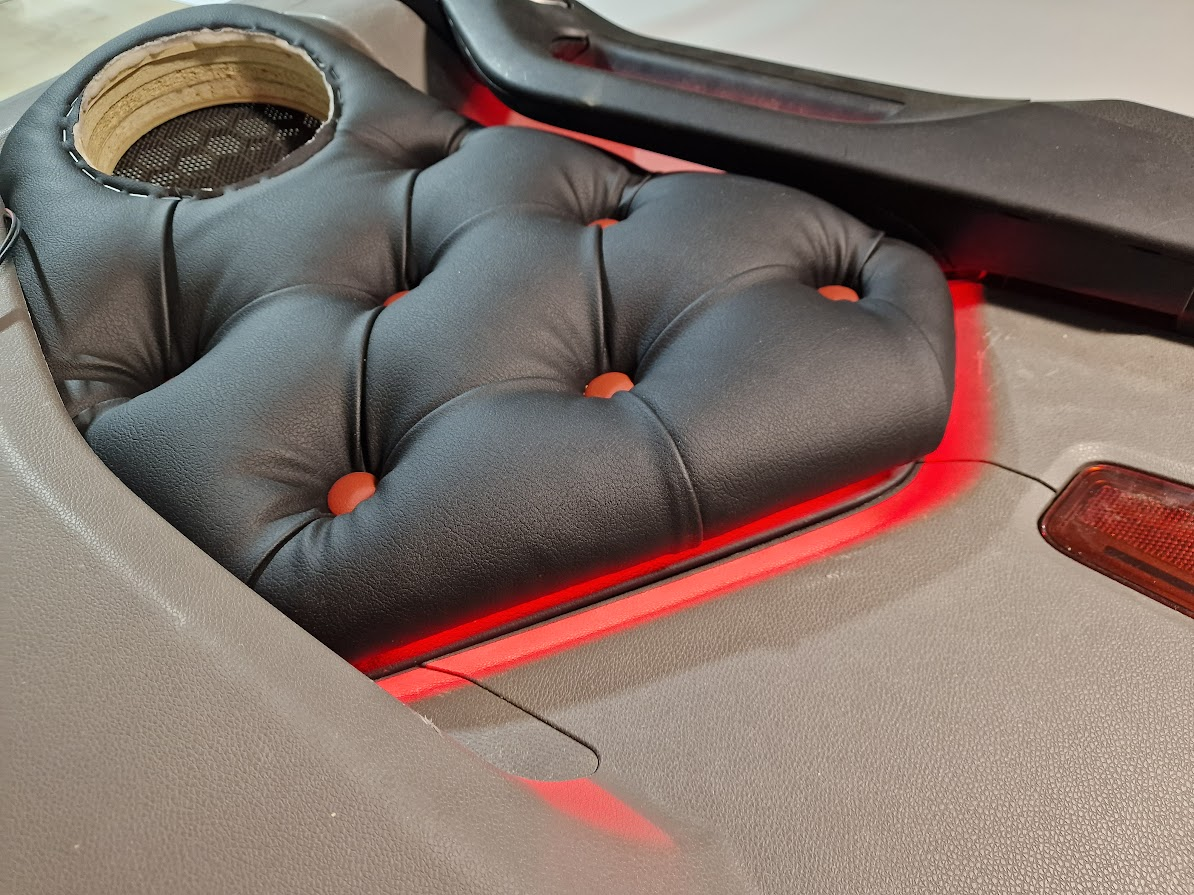 Door covers made to order - lighting, button fastening, smooth