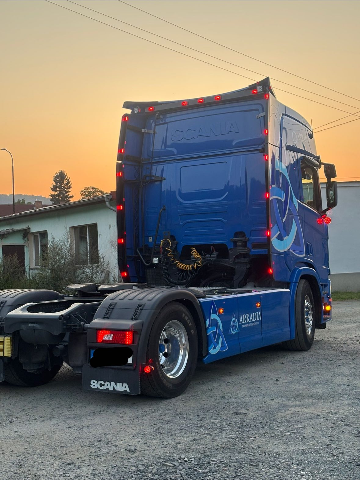 Perleport i Rustfritt Stål/Pulverlakk - Scania Nextgen R/S