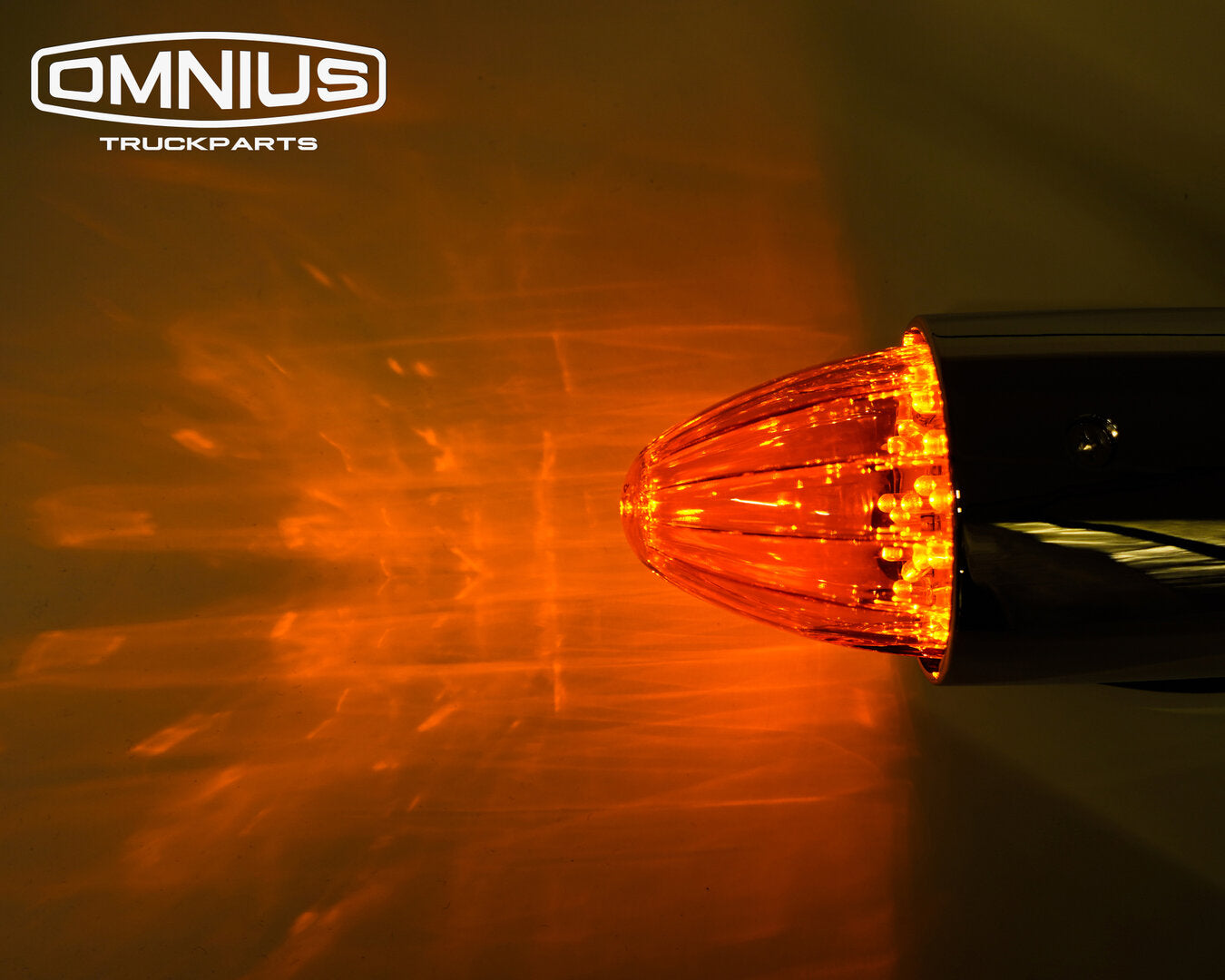 Omnius Torpedo Ceiling Lamp, LED 24V - Orange