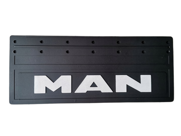 Skvettlapp MAN, 62x25cm - Sort