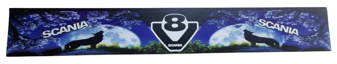 Mud flap for Trailer - Scania, Type 33 - 240x35cm