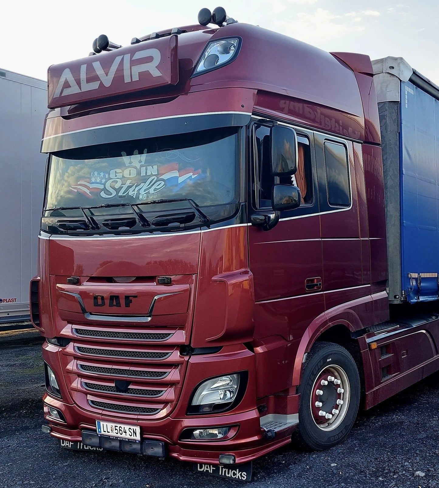 Fender extensions for DAF XF106