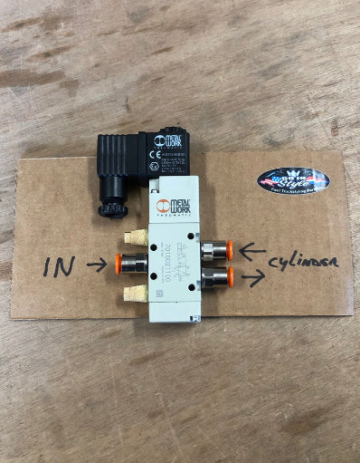 Exhaust valve solenoid valve