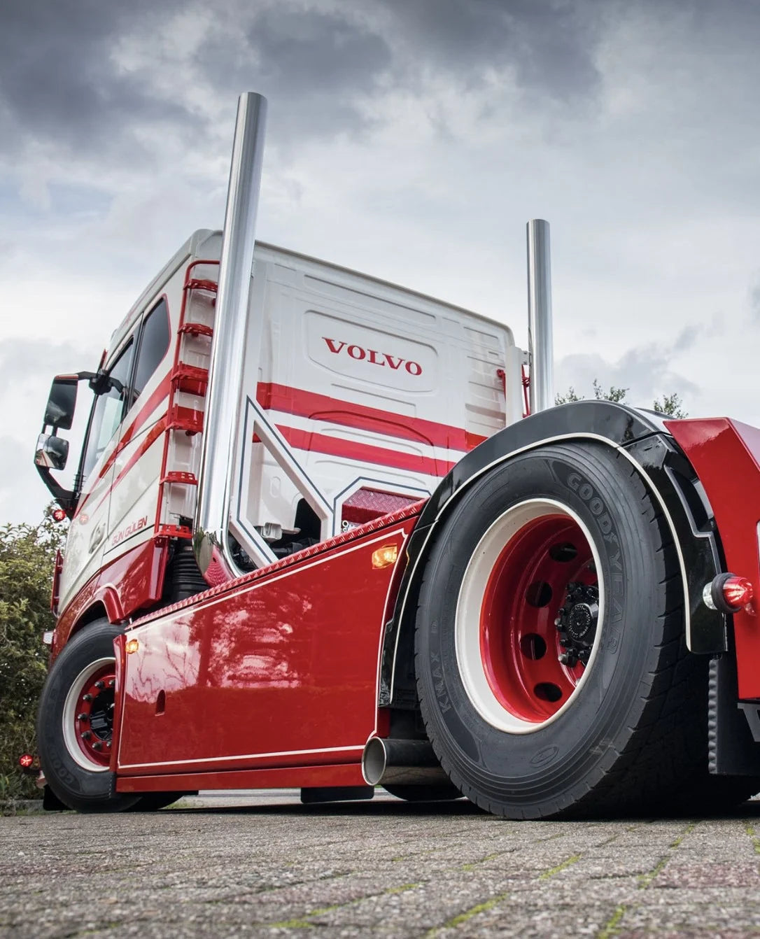 Stainless Polished Exhaust End, 129mm