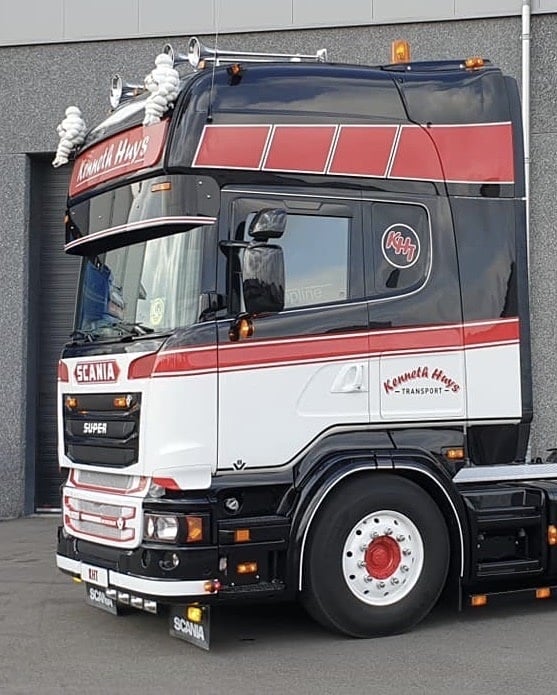 Rustfritt Stål Solskjerm til Scania R/4-Serie