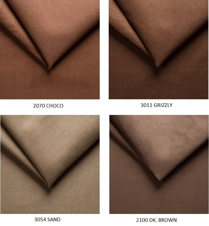 ANTARA PLUS Trekkstoff, Velour, 100cm - 20 Farger