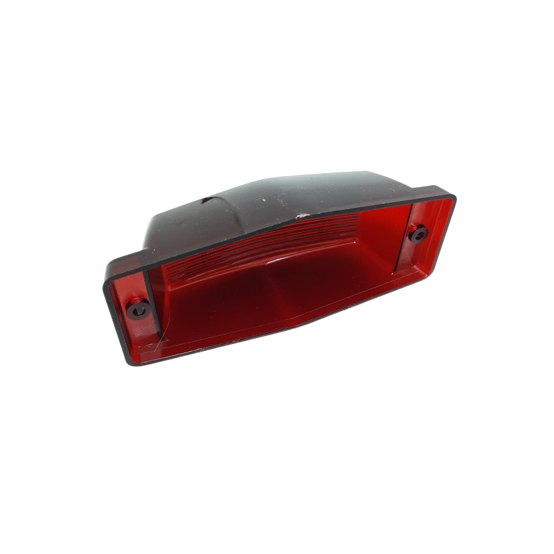 Double Burner Lampeskjerm - Rød/Sotet