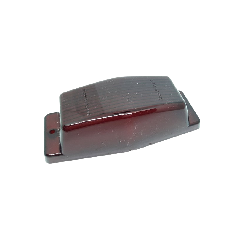 Double Burner Lampeskjerm - Rød/Sotet